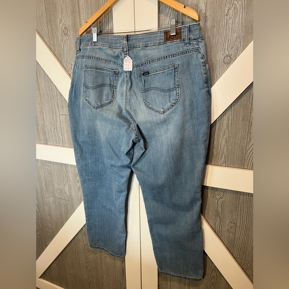 WJ2. LEE LEGENDARY STRAIGHT JEAN:ANCHOR REGULAR FIT STRAIGHT LEG MID RISE 20W - Picture 4 of 6